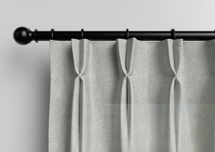 Taranto Voile, Black Frost - Made to Measure Curtains - Image 10
